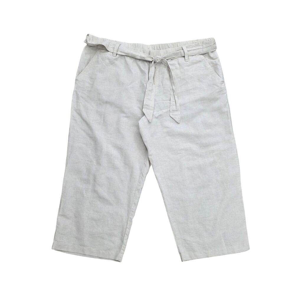 Liz Claiborne crop pants color beige sz XL